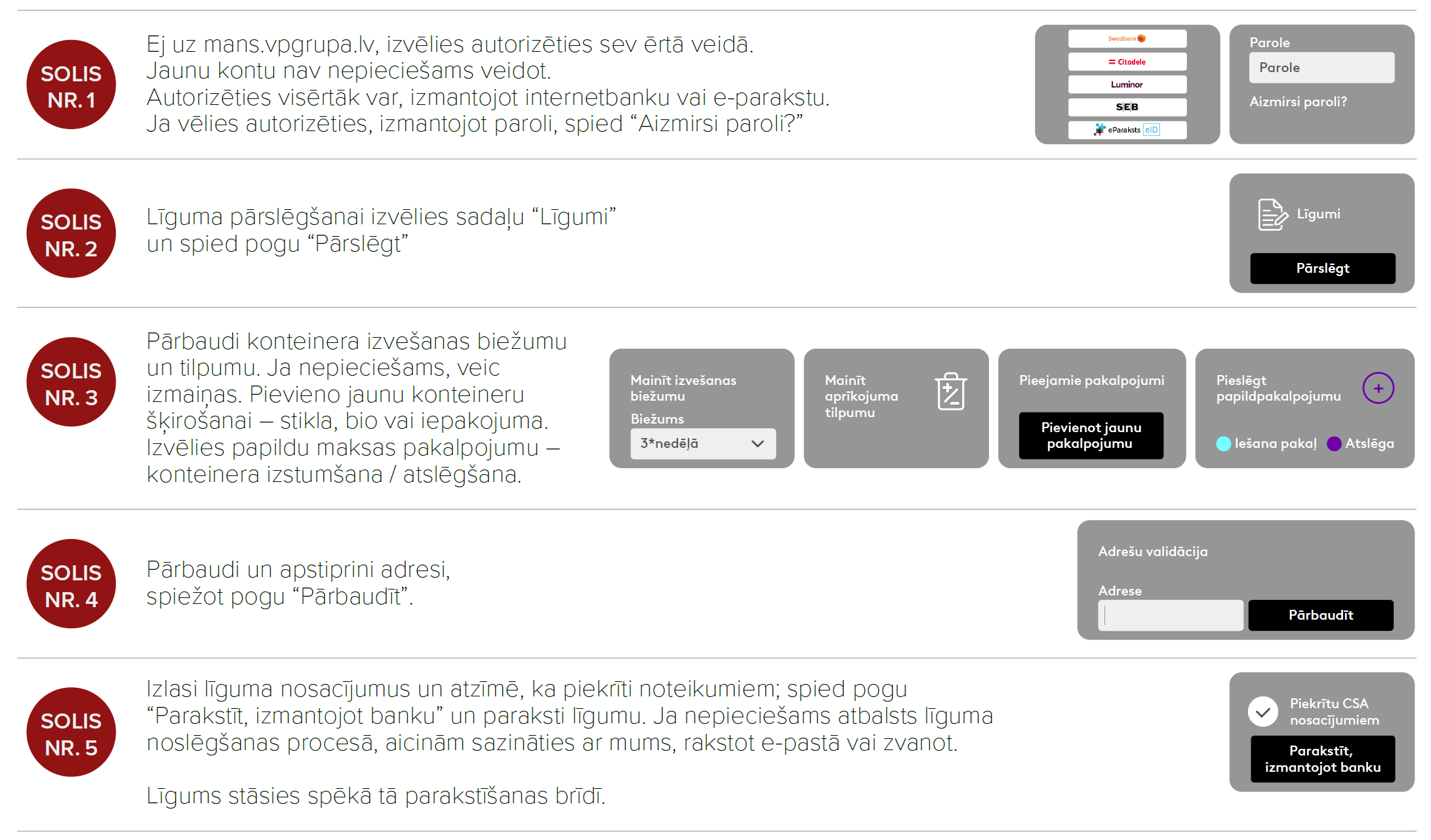 Esošo klientu līgumu pārslēgšanas instrukcija
