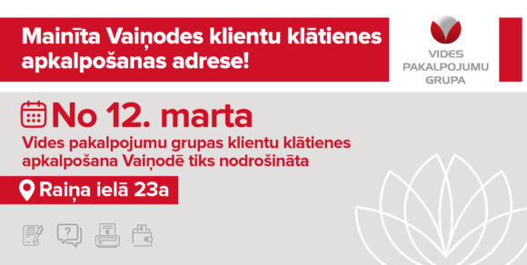 Paziņojums par klienta klātienes apkalpošanas adreses maiņu