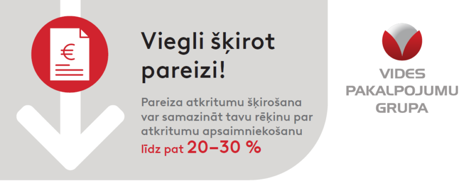 VPG šķirošanas buklets