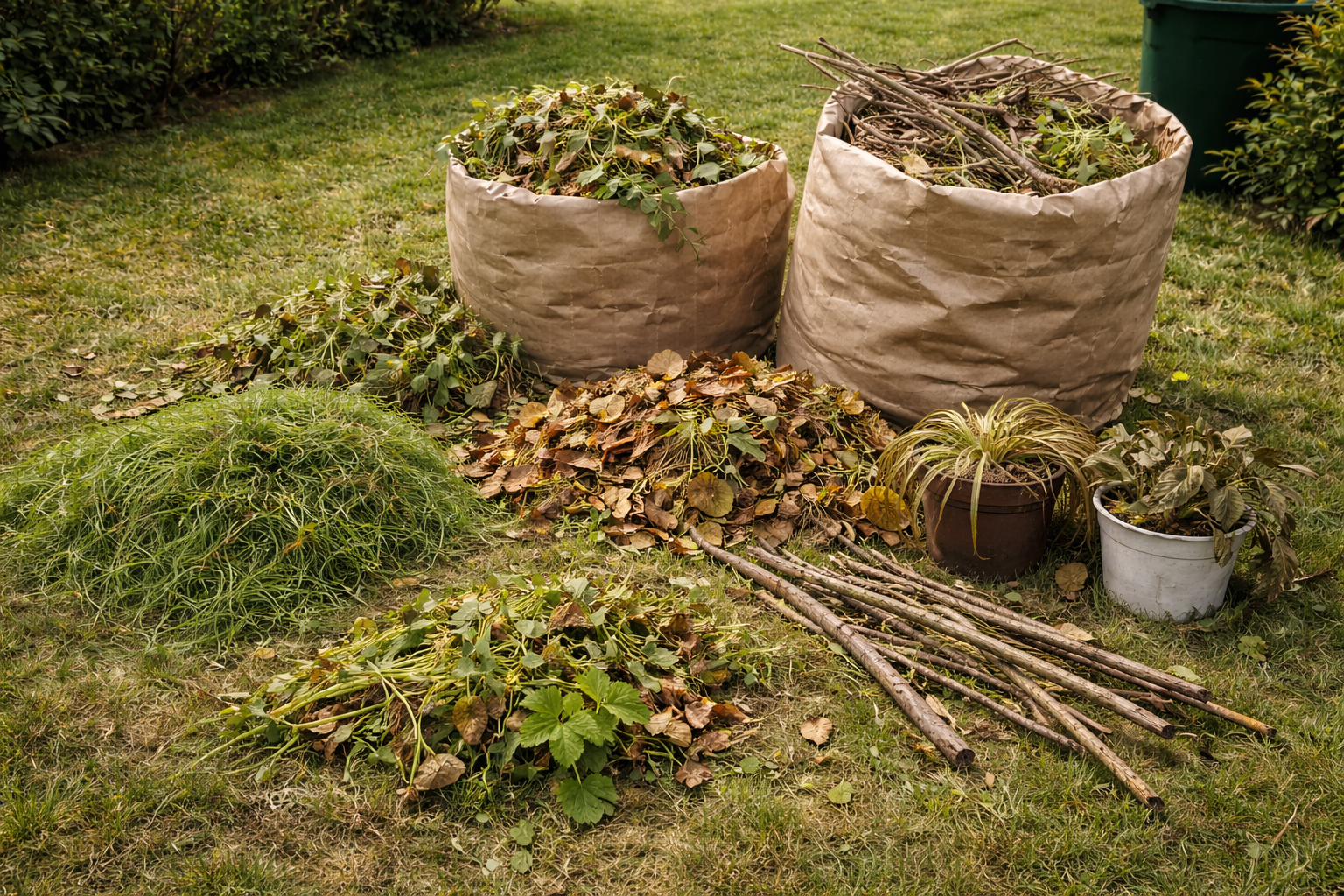 Dārza bio atkritumi